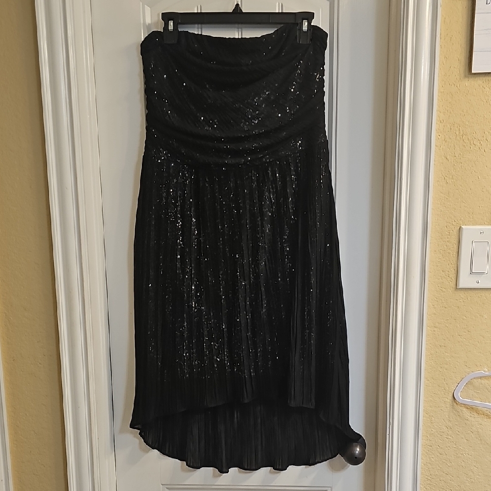 Black Sequin Dress